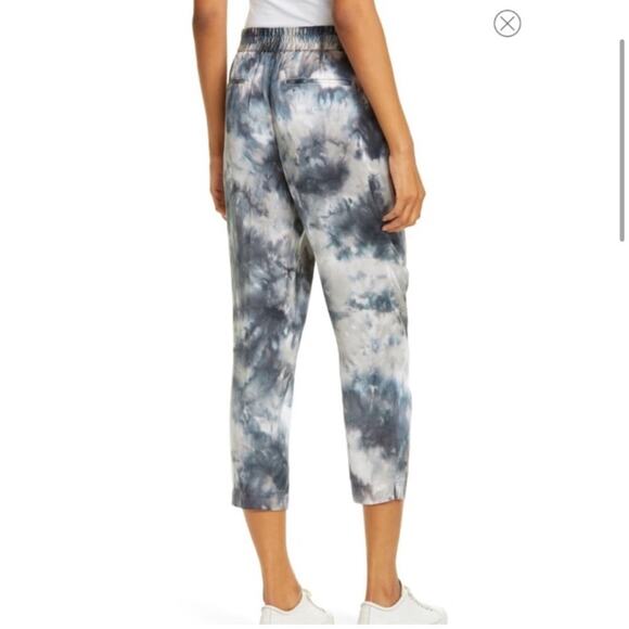ATM Anthony Thomas Melillo Blue Silk Tie Dye Joggers - Picture 6 of 7